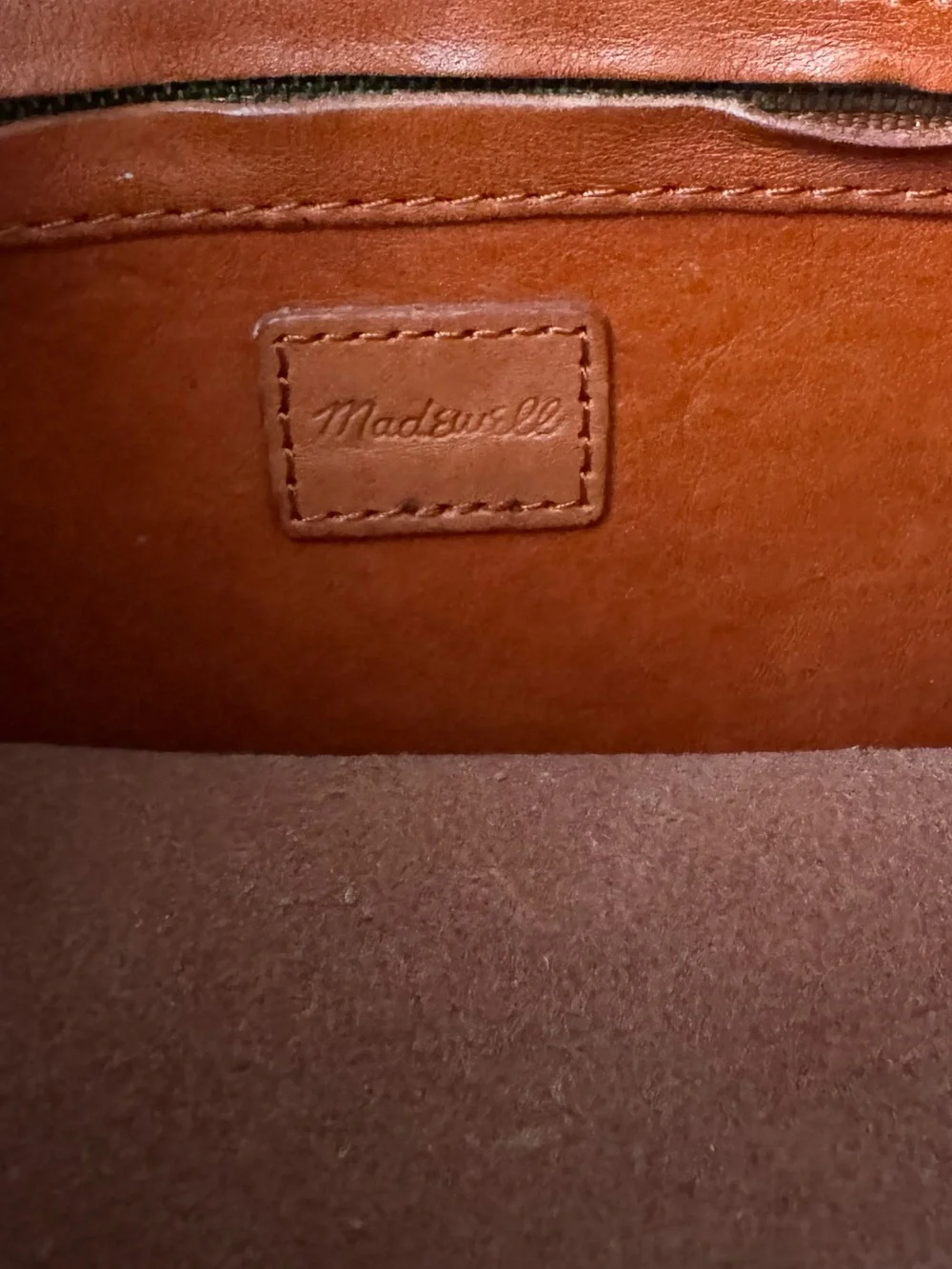 Madewell Watertower Leather Messenger Bag